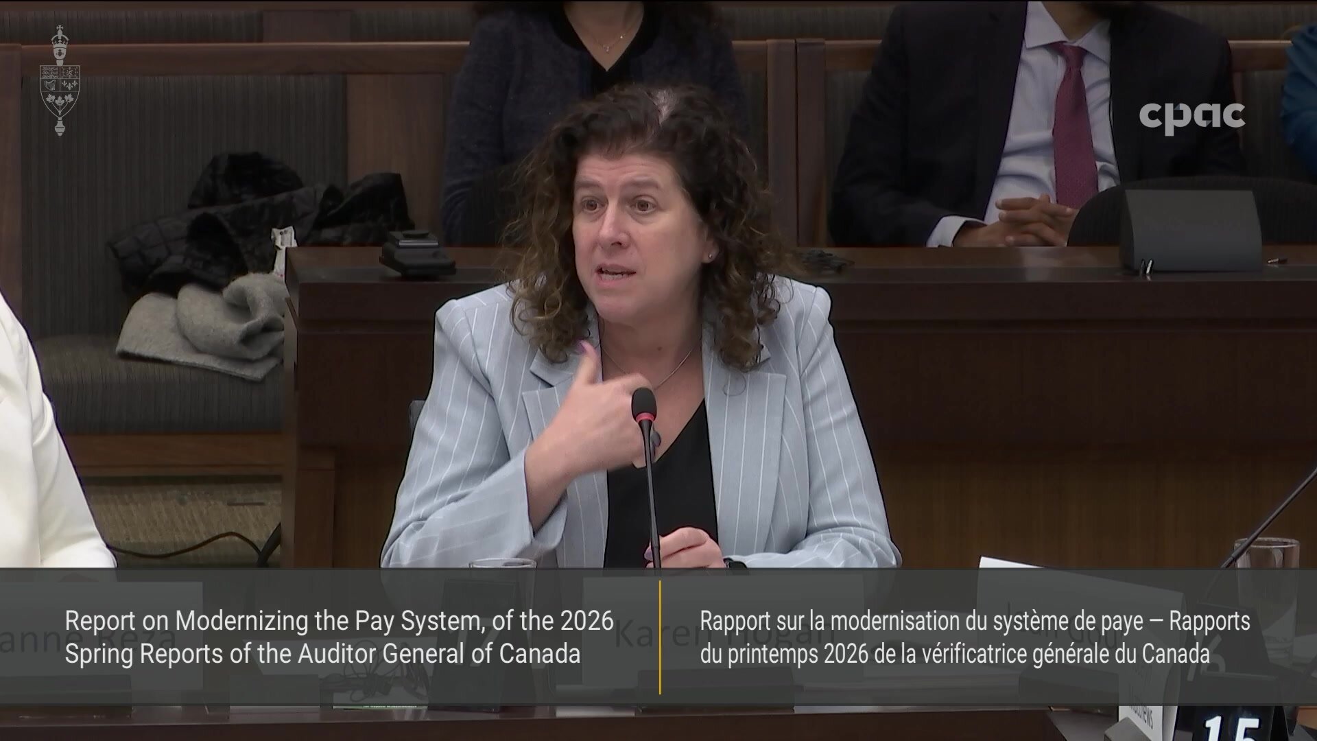 Auditor General Karen Hogan testifying before the House of Commons Public Accounts Committee.