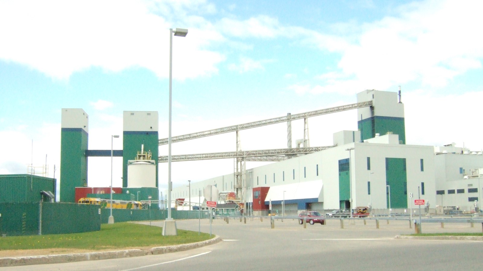 Rio Tinto Alcan aluminum smelter in Alma, Quebec — Saguenay–Lac-Saint-Jean region.